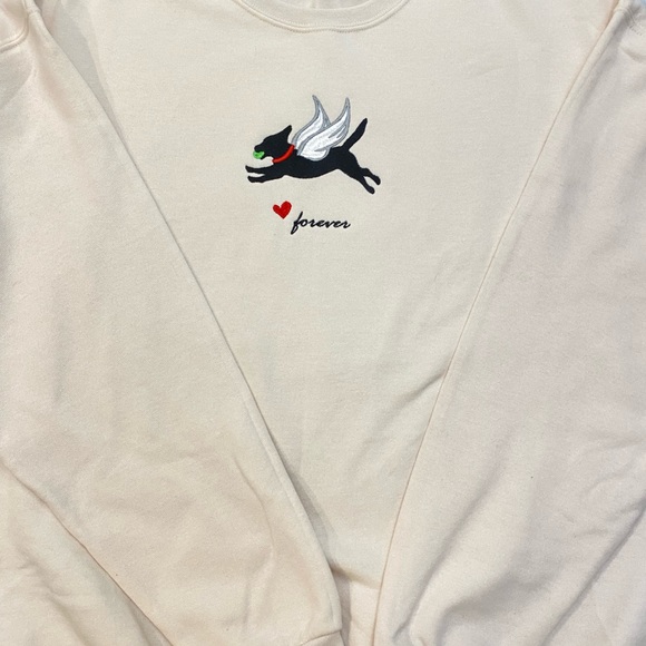 Lab Memorial Angel Embroidered Sweatshirt - Picture 3 of 3